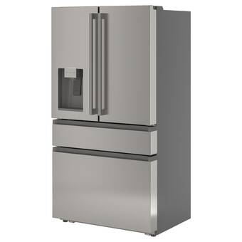 IKEA Överskådlig french door refrigerator, 4-door/stainless steel color, 22 cu.ft offer