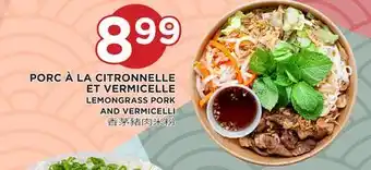 Kim Phat Lemongrass pork and vermicelli offer