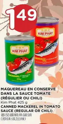 Kim Phat Kim phat sauce (regular or chili) offer