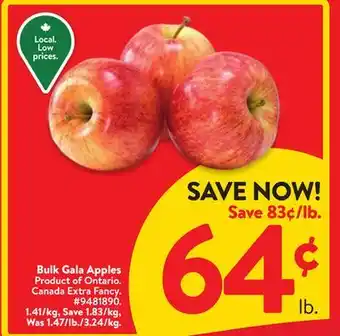 Walmart Bulk gala apples offer
