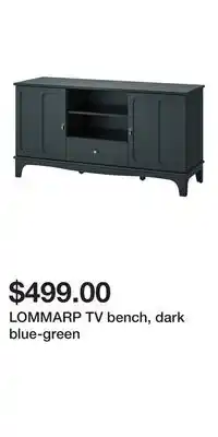 IKEA Lommarp tv bench, dark blue-green offer
