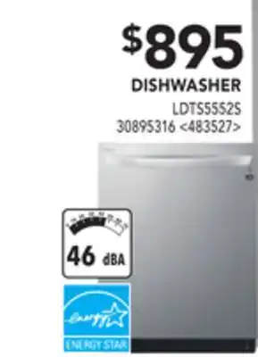 RONA Lg dishwasher offer