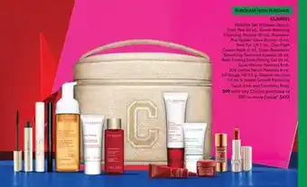 Shoppers Drug Mart Clarins holiday set offer