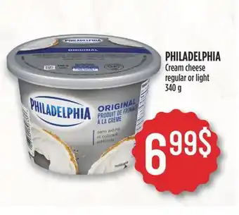 Marché Adonis Philadelphia cream cheese regular or light offer