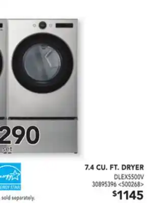 RONA Lg 7.4 cu. ft. dryer offer