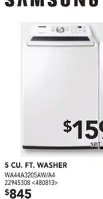 RONA Samsung 5 cu. ft. washer offer