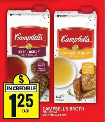 Food Basics CAMPBELL'S BROTH offer
