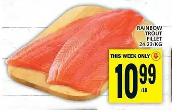 Food Basics RAINBOW TROUT FILLET offer