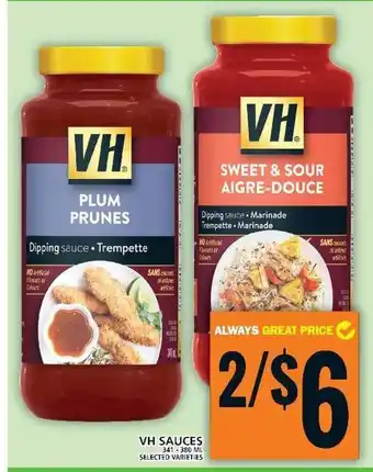 Food Basics VH SAUCES offer