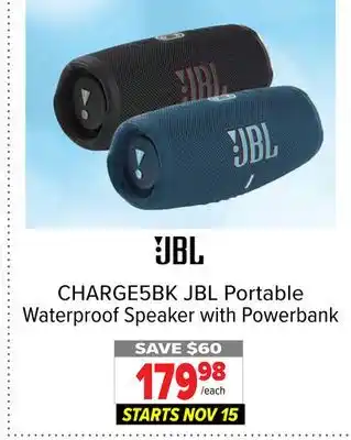 2001 Audio Video Jbl portable waterproof speaker with powerbank offer