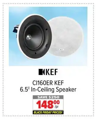 2001 Audio Video Kef 6.5 in-ceiling speaker offer