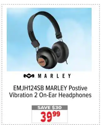 2001 Audio Video Marley postive vibration 2 on-ear headphones offer
