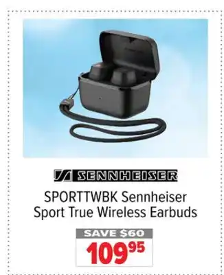 2001 Audio Video Sennheiser sport true wireless earbuds offer