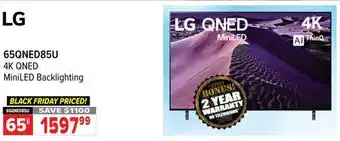 2001 Audio Video Lg 65 4k qned miniled backlighting offer
