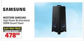 2001 Audio Video Samsung high power bi-directional 500w sound tower offer