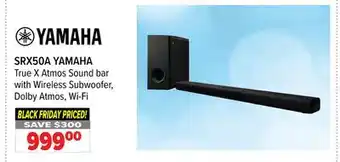 2001 Audio Video Yamaha true x atmos sound bar with wireless subwoofer, dolby atmos, wi-fi offer