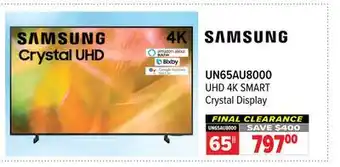 2001 Audio Video Samsung 65 uhd 4k smart crystal display offer