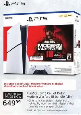 The Source Playstation 5 call of duty modern warfare iii bundle (slim) offer