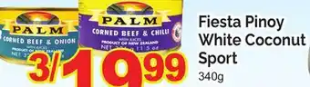 T&T Supermarket Fiesta pinoy white coconut sport, 340g offer
