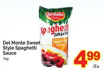 T&T Supermarket Del monte sweet style spaghetti sauce, 1 kg offer