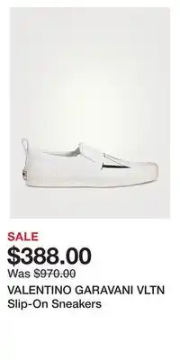 Holt Renfrew Valentino garavani vltn slip-on sneakers offer