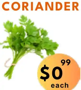 Food World Supermarket Coriander offer