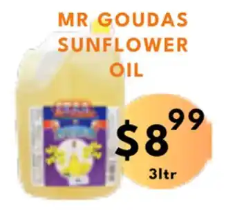 Food World Supermarket Mr goudas sunflower oil offer