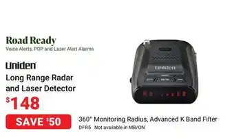 Visions Electronics Uniden long range radar and laser detector offer