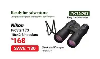 Visions Electronics Nikon prostaff 7s 10x42 binoculars offer