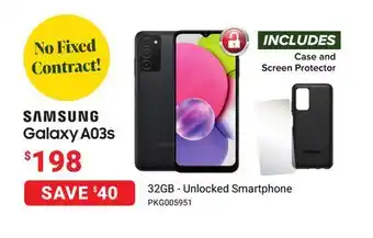 Visions Electronics Samsung galaxy a03s 32gb - unlocked smartphone offer