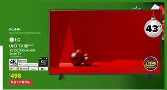 Visions Electronics Lg 43 uq7590 4k hdr smart tv offer