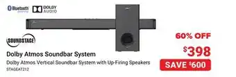 Visions Electronics Soundstage dolby atmos soundbar system offer