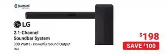 Visions Electronics Lg 2.1-channel soundbar system offer