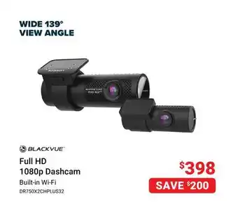 Visions Electronics Blackvue full hd 1080p dashcam offer