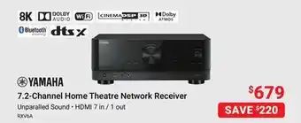 Visions Electronics Yamaha 7.2-channel home theatre network receiver offer