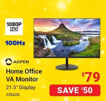 Visions Electronics Aopen home office va monitor offer