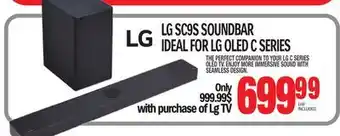 Centre Hi-Fi Lg sc9s soundbar ideal for lg oled c series offer