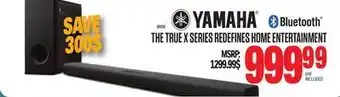 Centre Hi-Fi Yamaha the true x series redefines home entertainment offer