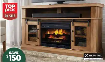 Canadian Tire 58" HANOVER MEDIA FIREPLACE offer