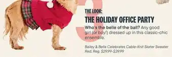 Petvalu Bailey & bella celebrates cable-knit skater sweater offer
