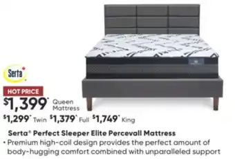 Sleep Country Serta perfect sleeper elite percevall mattress offer