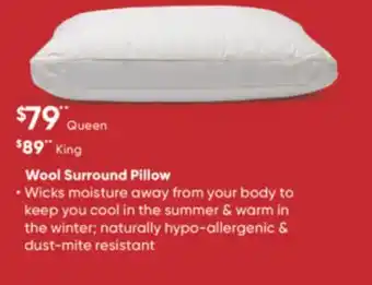 Dormez Vous Wool surround pillow offer