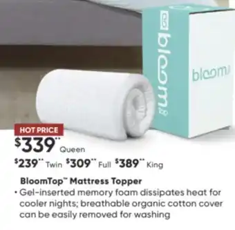 Dormez Vous Bloomtop mattress topper offer