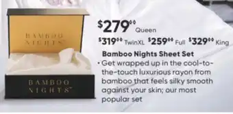 Dormez Vous Bamboo nights sheet set offer