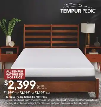 Dormez Vous Tempur-pedic cloud es mattress offer