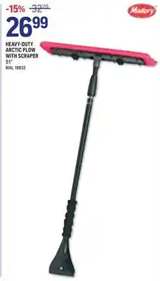 NAPA Auto Parts Mallory heavy-duty arctic plow with scraper offer