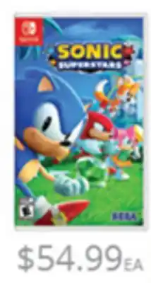 GameStop Sonic superstars by sega switch nintendo switch offer