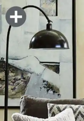 The Brick Bean bronze metal floor lamp offer