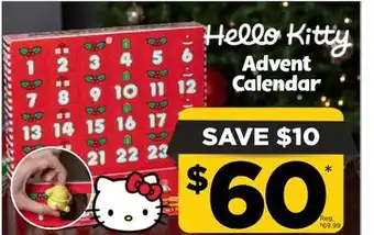 Showcase Hello kitty advent calendar offer