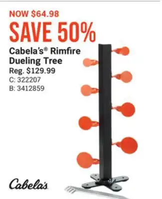 Bass Pro Cabela's rimfire dueling tree offer